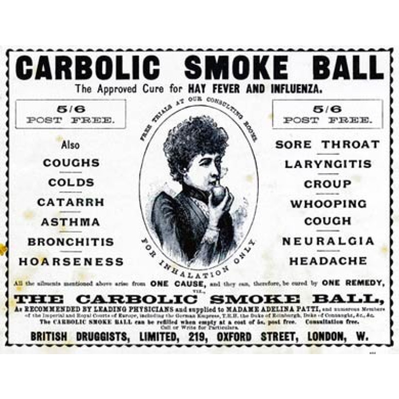 Carbolic Smoke Ball, 1897