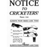 Notice To Cricketers