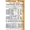 T Foster, Californian Wine