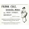 Frank Cole, Umbrella Maker