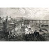Building The Thames Embankment, From Westminster Bridge, 1865