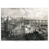 Building The Thames Embankment, From Westminster Bridge, 1865