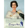 Bourjois Perfume, Evening in Paris, 1956