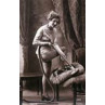 French Maid Hoovers Chair
