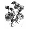 Charles Dickens, 1868 Caricature