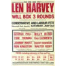 Len Harvey Boxing Poster