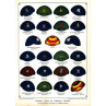 Cricket Caps Of Famous Teams