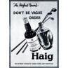 Haig Whisky Golf