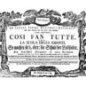 Cosi Fan Tutte, 1790