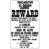 Jesse James, Wanted
